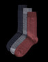 3pk Assorted Cotton Rich Socks